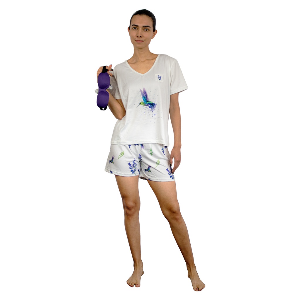 Pijama short Colibrí