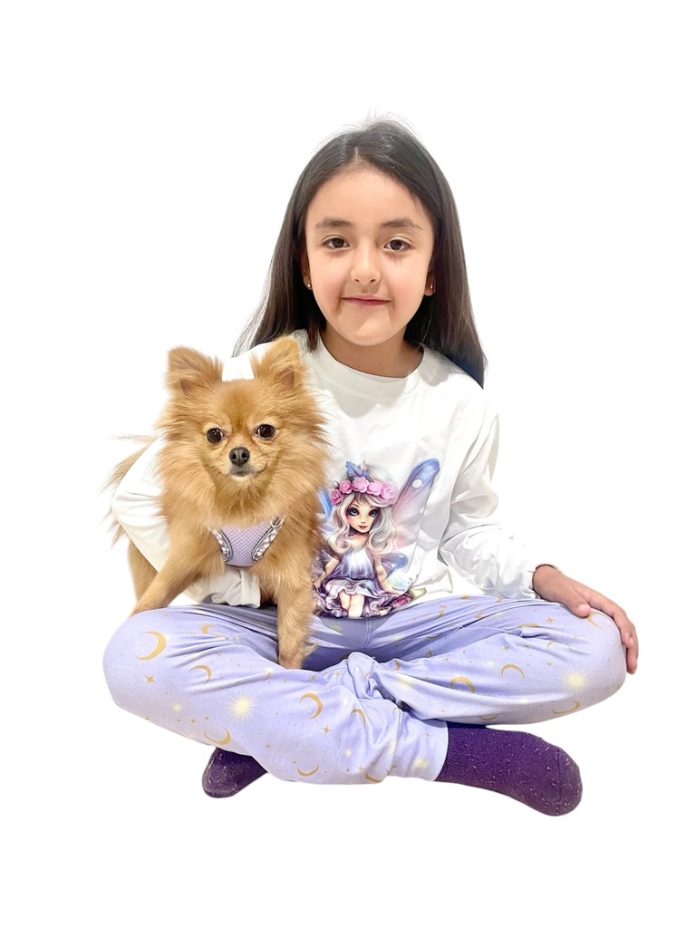 Pijama niña Hada (2 a 4, Pantalón manga larga)
