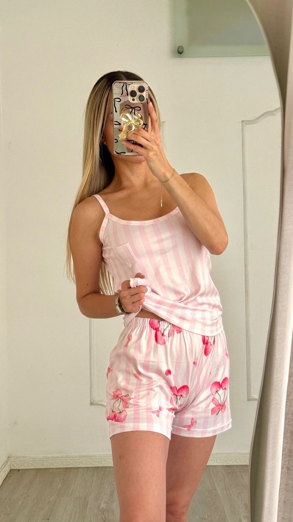 Pijama Dulce Encanto tirantes (Chica-Mediana, Esencial)