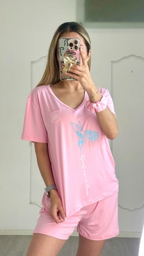 Pijama Colibri rosa