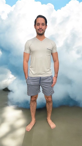 Pijama Caballero short