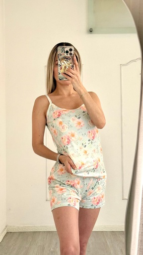 Pijama Sueño de Rosas tirantes